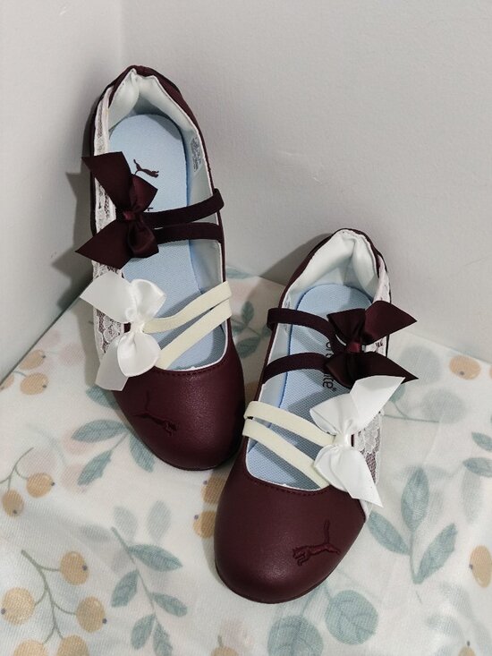 Puma Shoes - PUMA Ballet Style Lace Mary Jane Sneakers